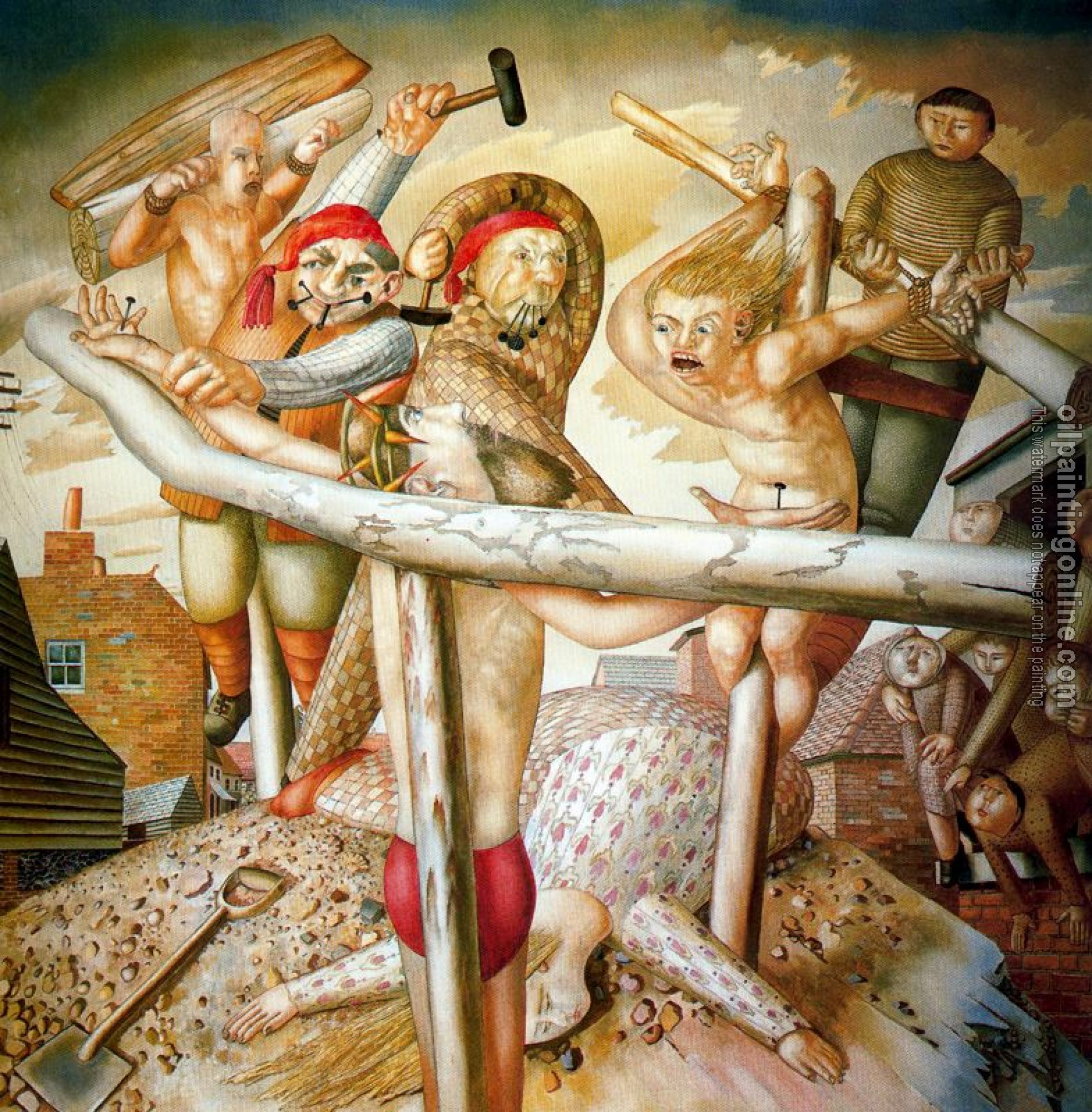 Stanley Spencer - The Crucifixion